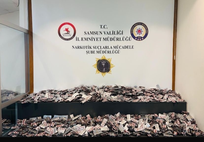 samsunda 33 bin uyusturucu hap ele gecirildi 2 kisi tutuklandi 0