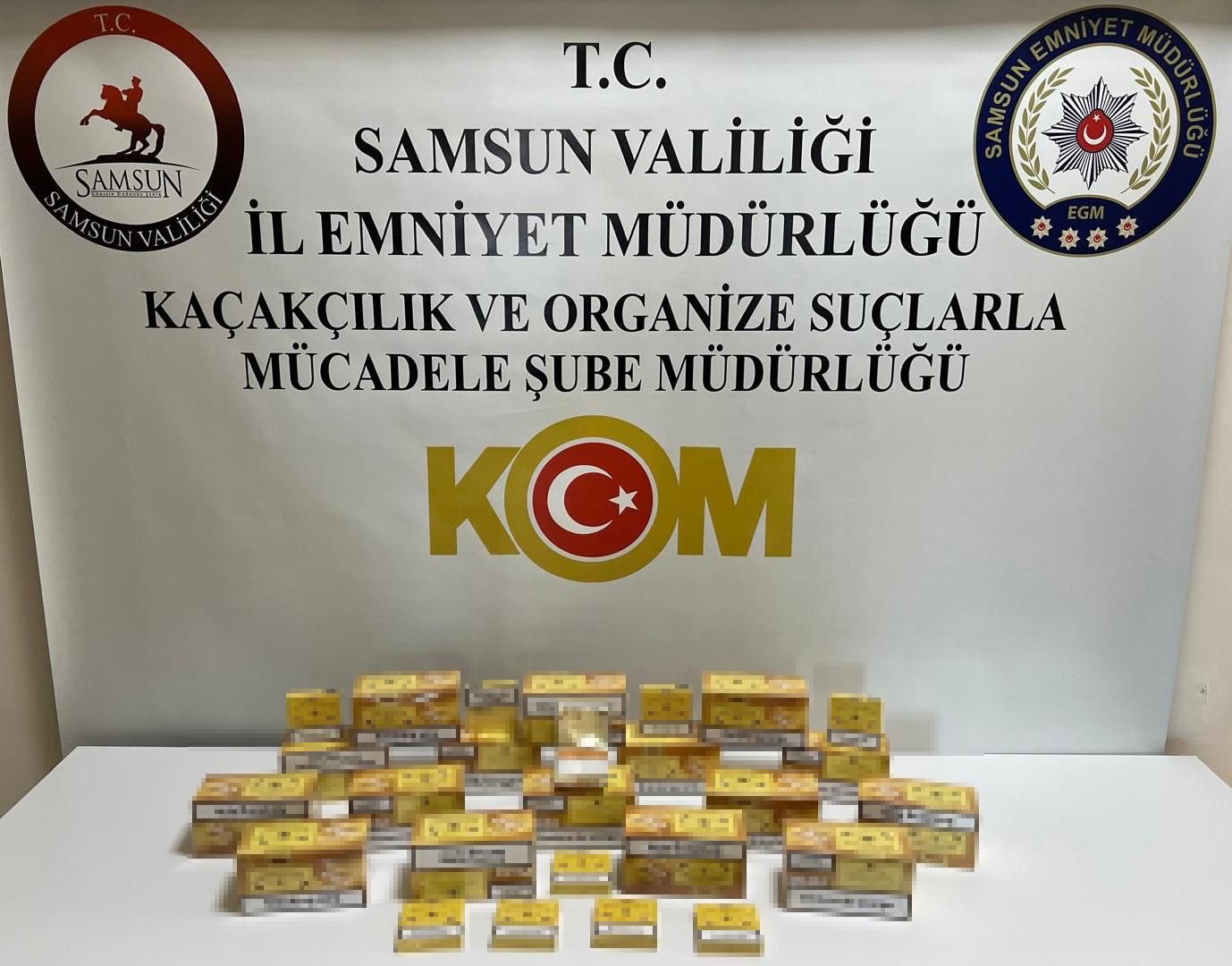 samsunda 410 bin adet kacak makaron ele gecirildi 1 FVVgBvcG