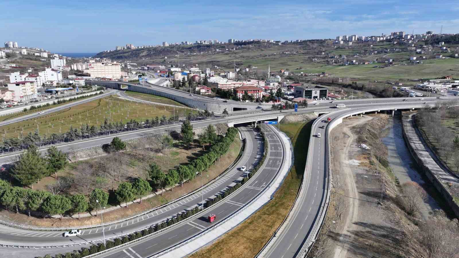 samsunda bati cevre yolu 10 dakikaya inecek yesilkent kavsagi yillik 645 milyon lira tasarruf bteWspJa