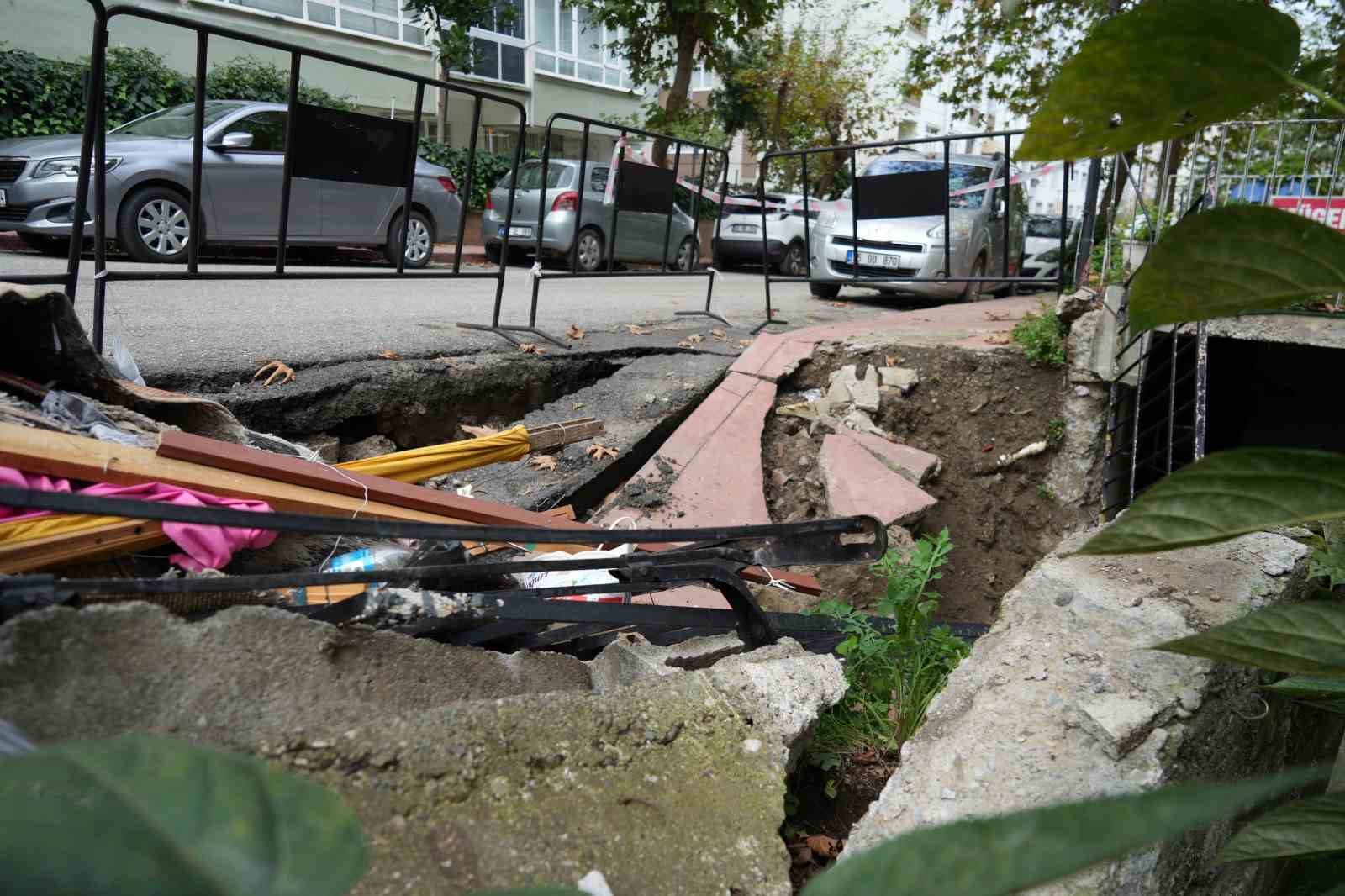 samsunda istinat duvari ve kaldirim coktu dukkan ve bodrum kat kullanilamaz hale geldi 3 szJ3T6g1