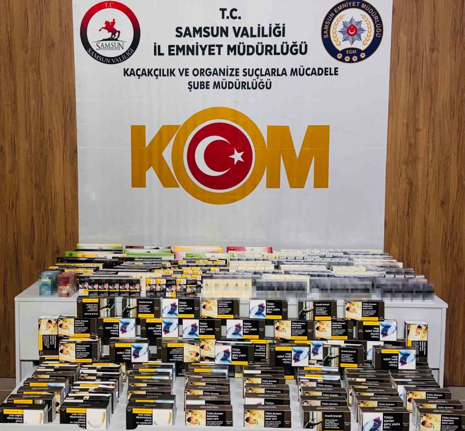 samsunda kacak tutun mamulleri operasyonu 0 bzIVPAVt