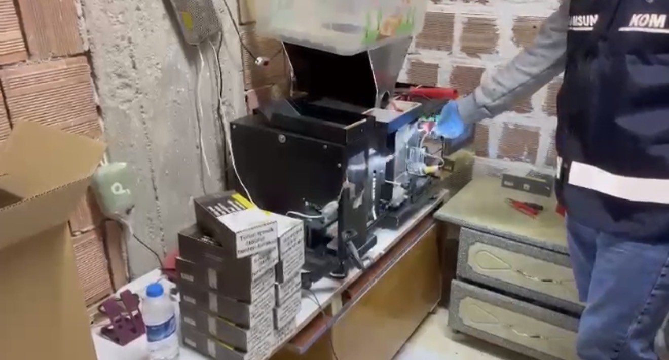 samsunda kacak tutun mamulu operasyonu 4 supheli yakalandi 1