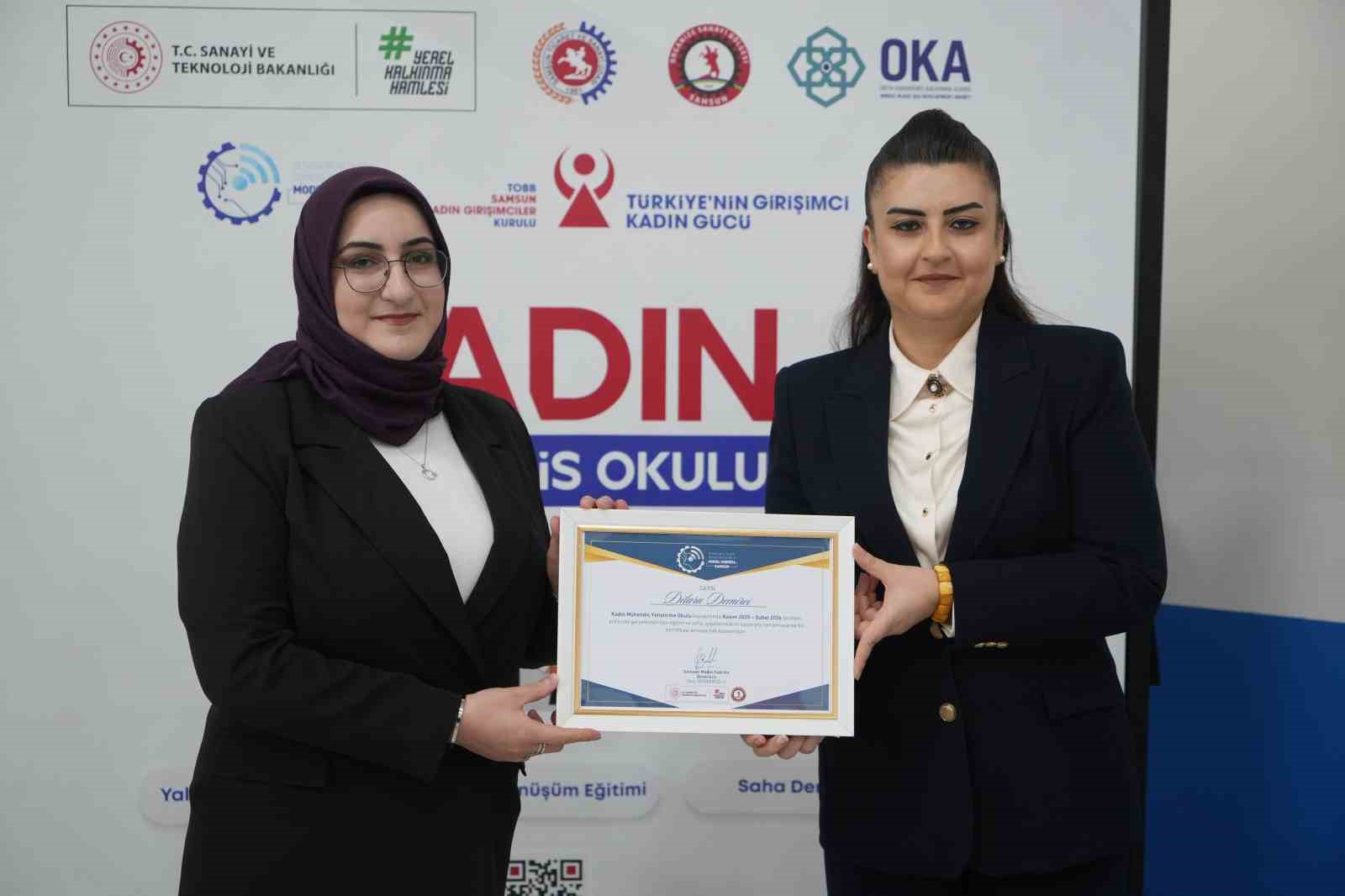 Samsun’da Kadın Mühendis Okulu ikinci dönem mezunlarını verdi 5 samsunda kadin muhendis okulu ikinci donem mezunlarini verdi 1