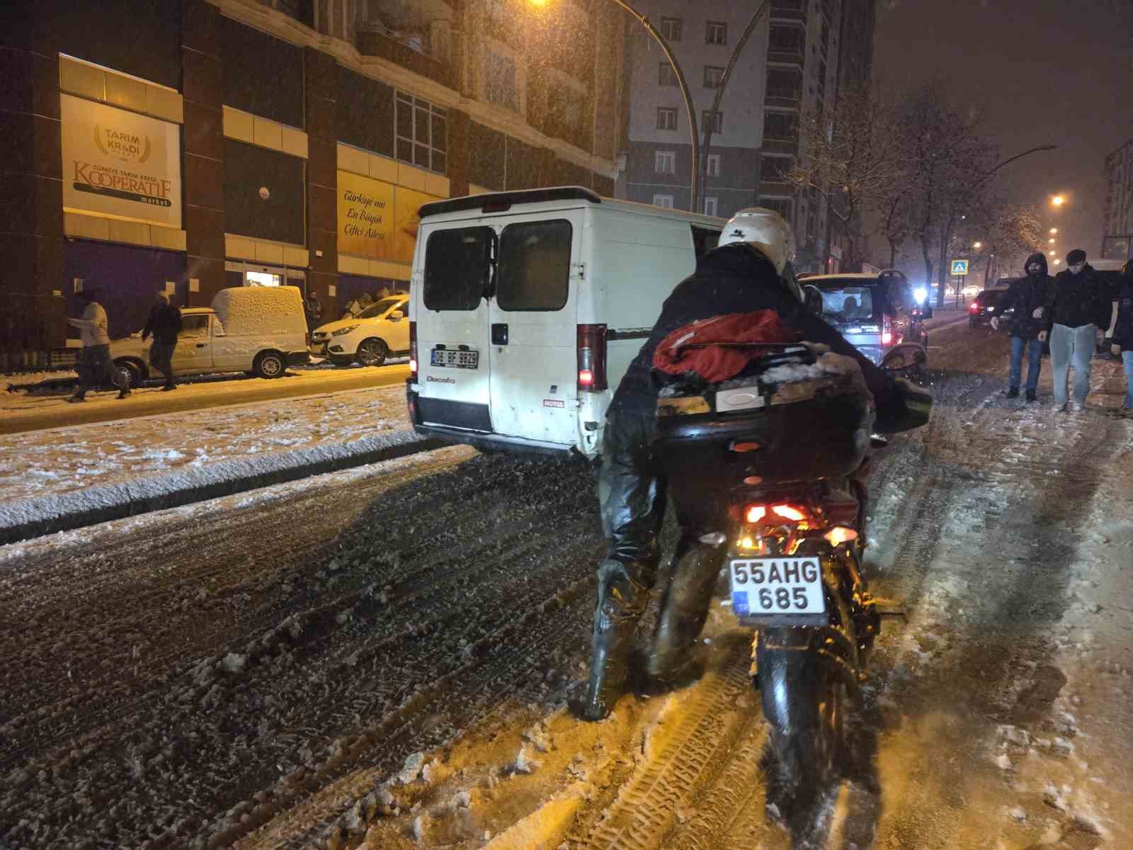 samsunda kar cocuklara eglence suruculere cile oldu 6 V7g7cOKg