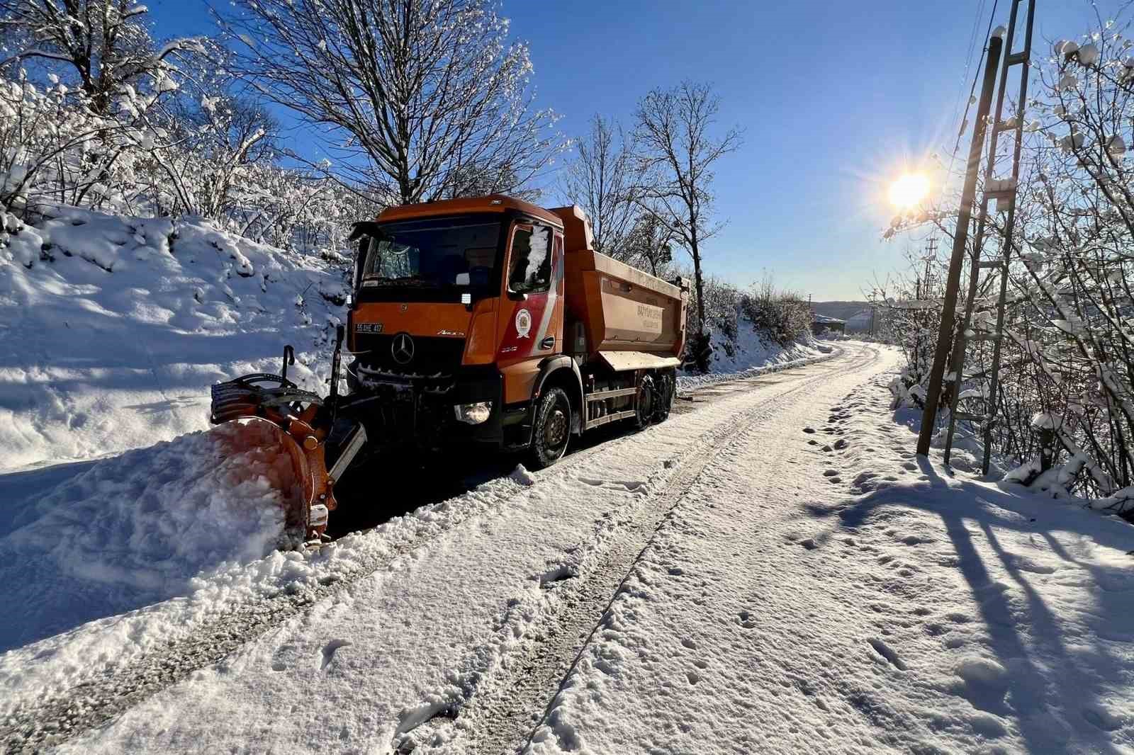 samsunda karla mucadele 575 mahalle yolu ulasima acildi 6 dSraGgQI