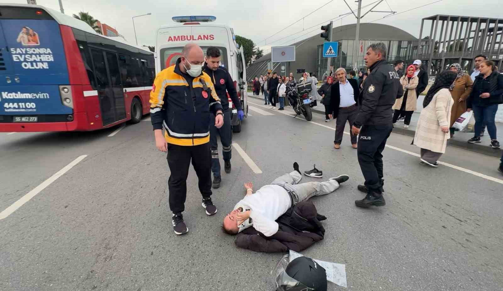 Samsun’da motosiklet kazası: 1 yaralı 5 samsunda motosiklet kazasi 1 yarali 1 fqCyQUFn