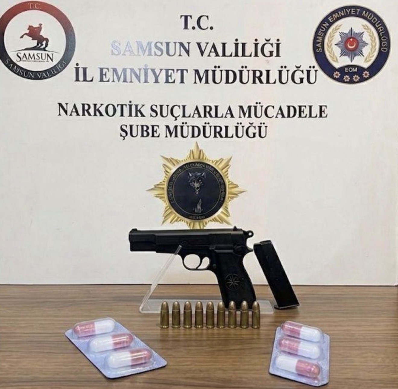 samsunda narkotik operasyonu 8 supheli yakalandi 0
