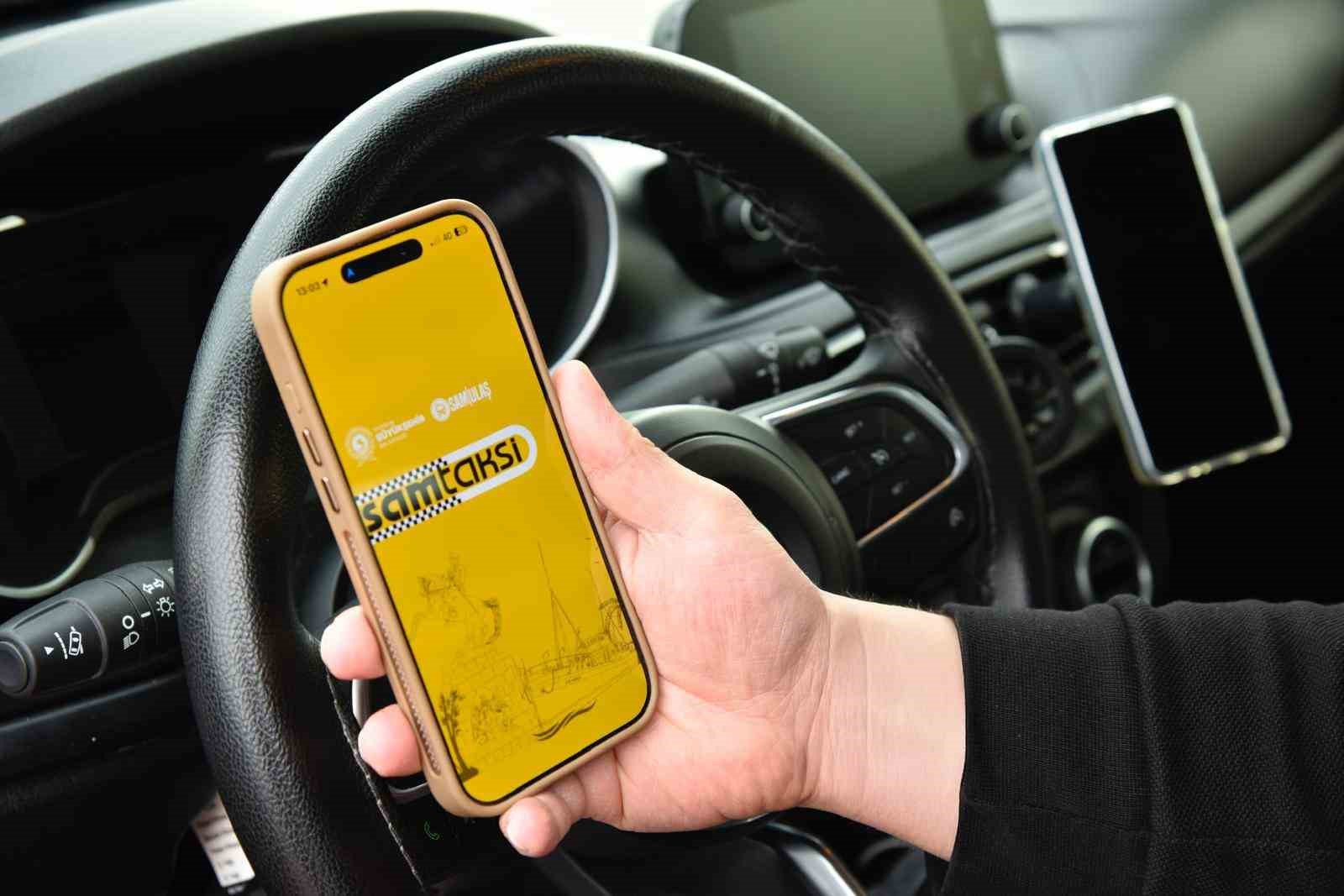 samsunda samtaksi mobil uygulamasi hizmete giriyor 3 81UYRE5N