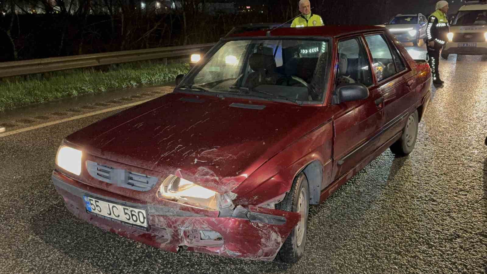samsunda zincirleme trafik kazasi 6 yarali 6