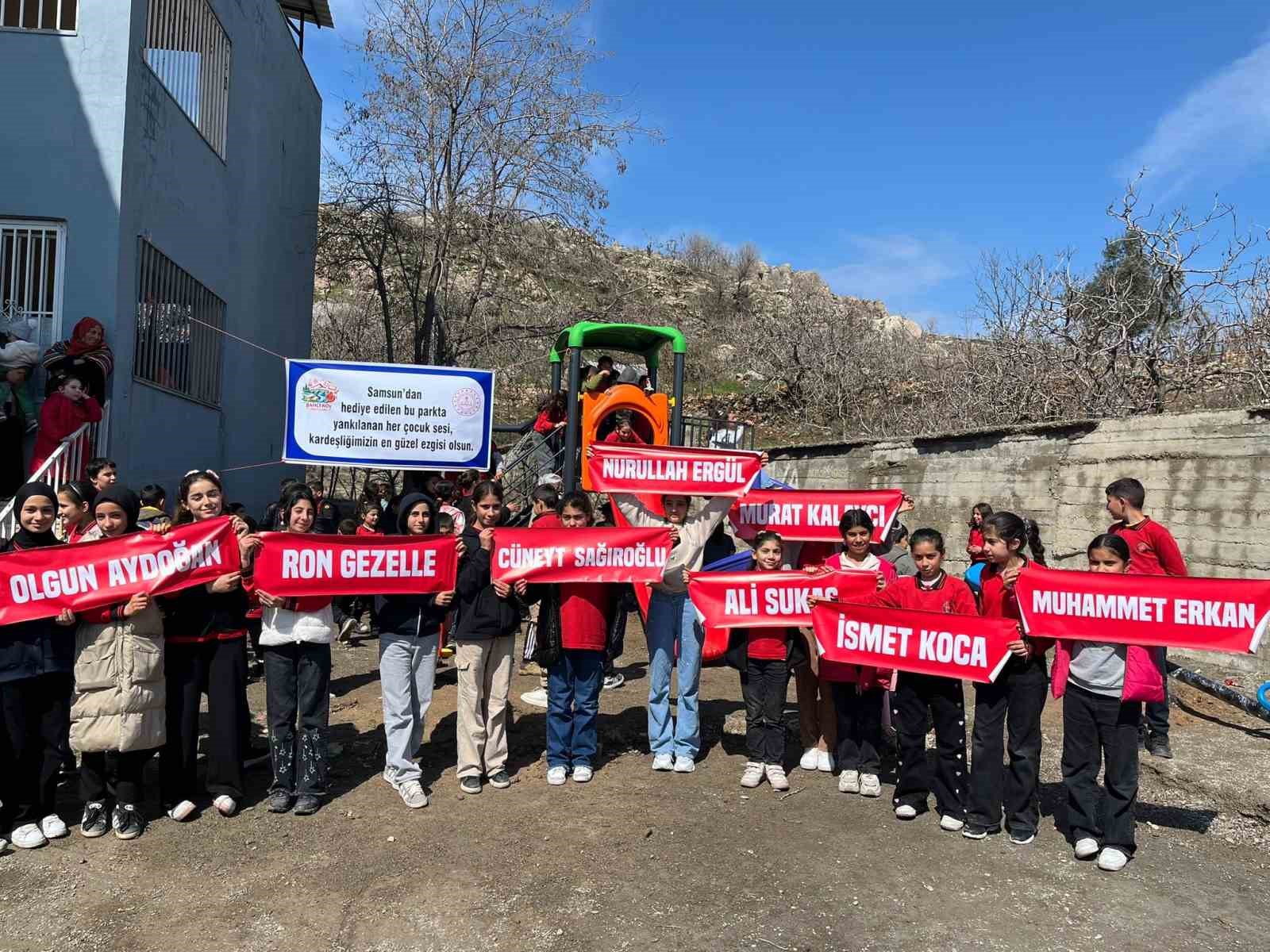 Samsun’dan Diyarbakır’a uzanan gönül köprüsü oyun parkıyla taçlandı 5 samsundan diyarbakira uzanan gonul koprusu oyun parkiyla taclandi 1 WykMP8i6