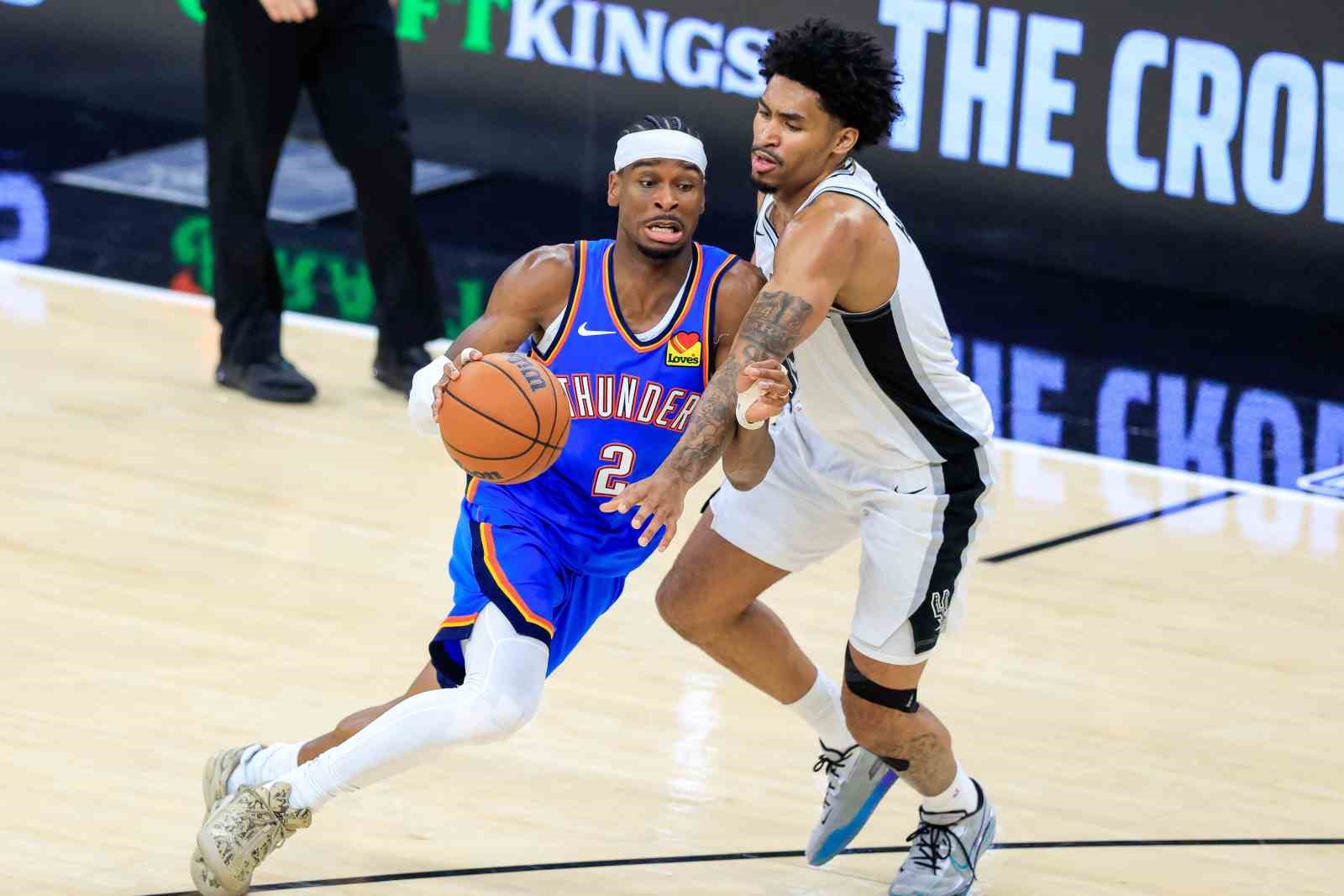 san antonio spurs oklahoma city thunderi yenerek seriyi 2 2 yapti 1 1vXuYahu