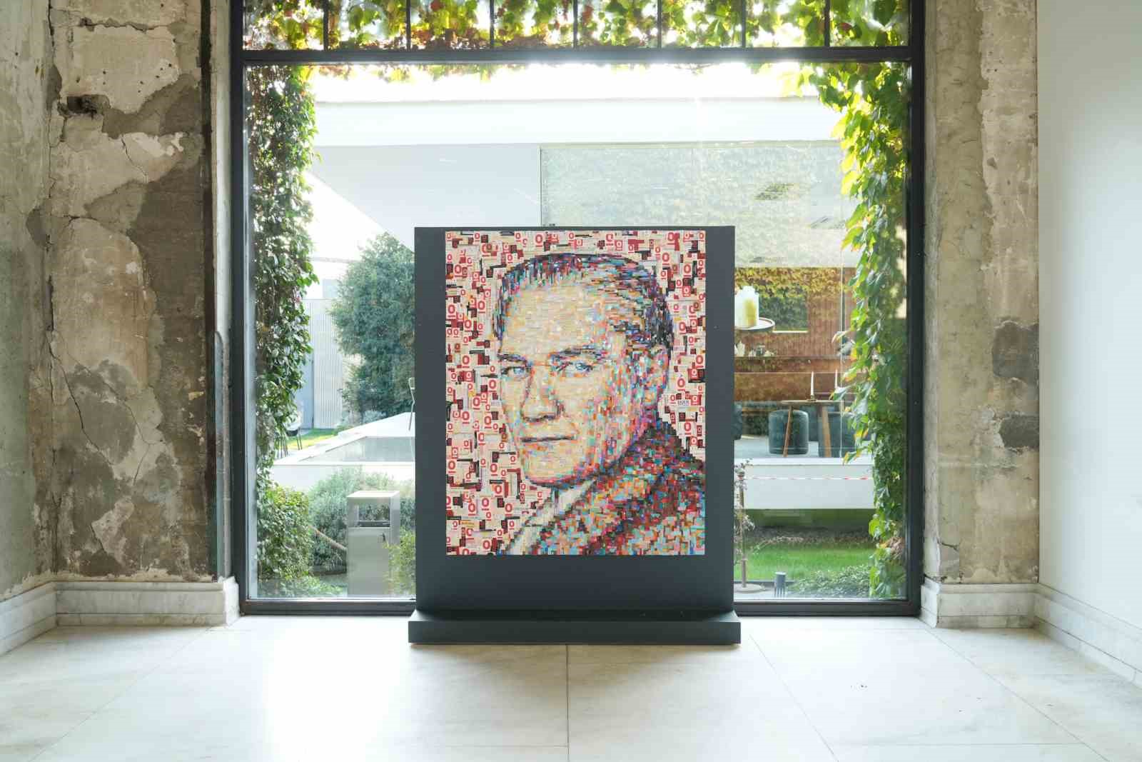 sanatci deniz sagdictan espressolab malzemeleriyle ileri donusum ataturk portresi 0 twkXz8EO