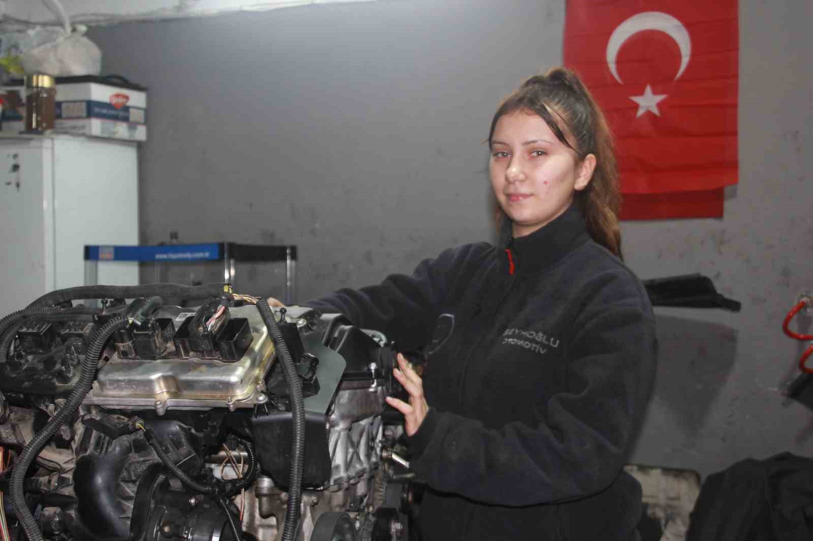 sanayinin tek kiz ciragi 17 yasindaki dilem hayalinin pesinde kosuyor 0 K5tZeMd1