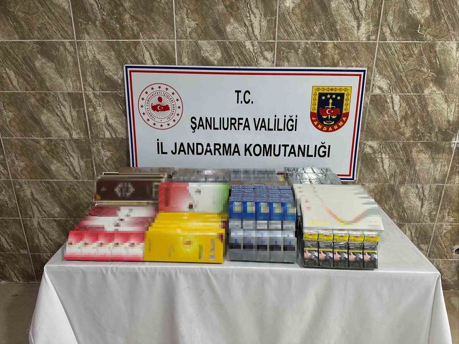 sanliurfada 7 bin 958 paket kacak sigara ele gecirildi 3 uZy3skAg