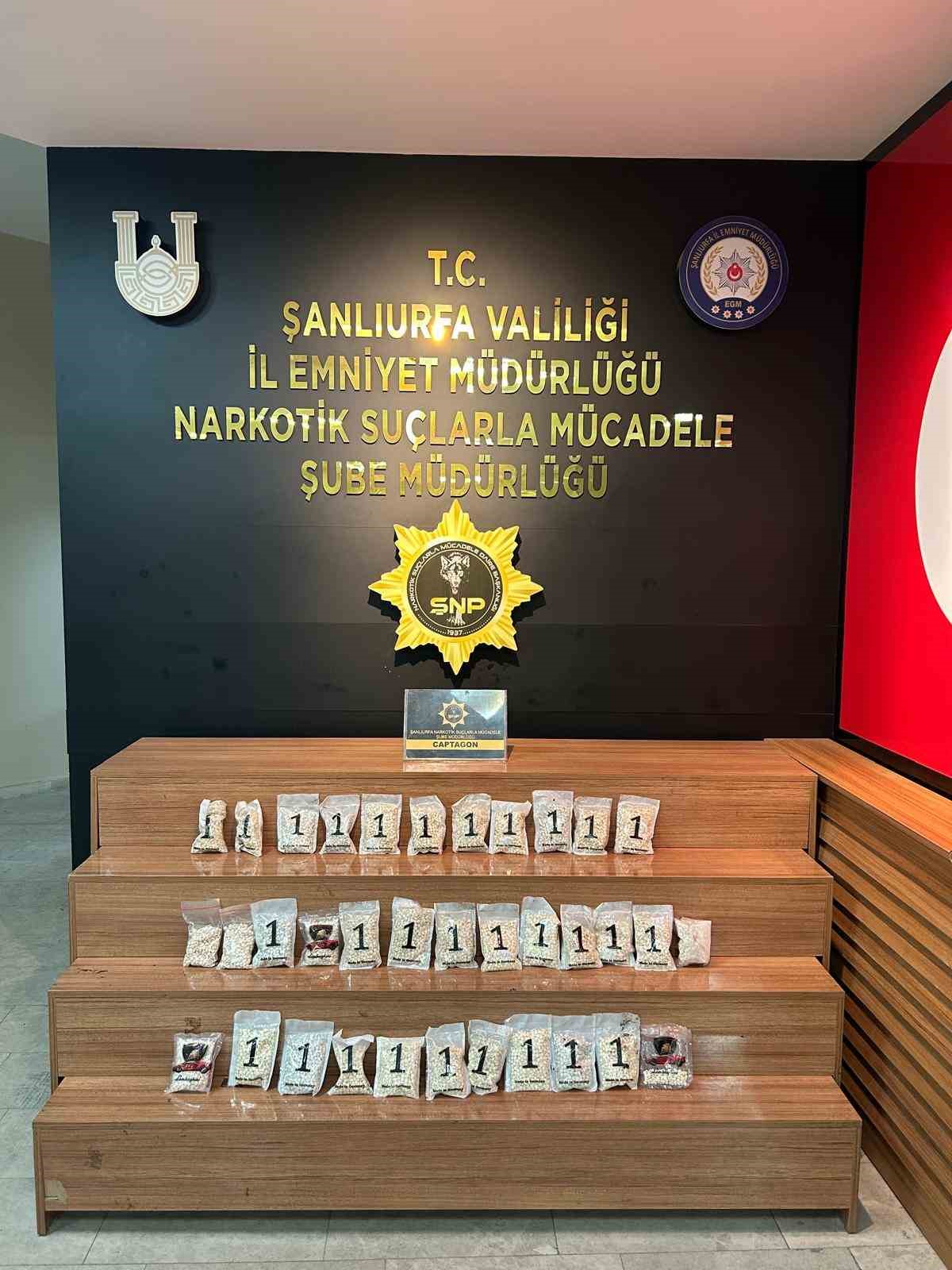 Şanlıurfa’da ağırlığında 34 bin adet uyuşturucu hap ele geçirildi 5 sanliurfada agirliginda 34 bin adet uyusturucu hap ele gecirildi 1 Uhp5LCmT