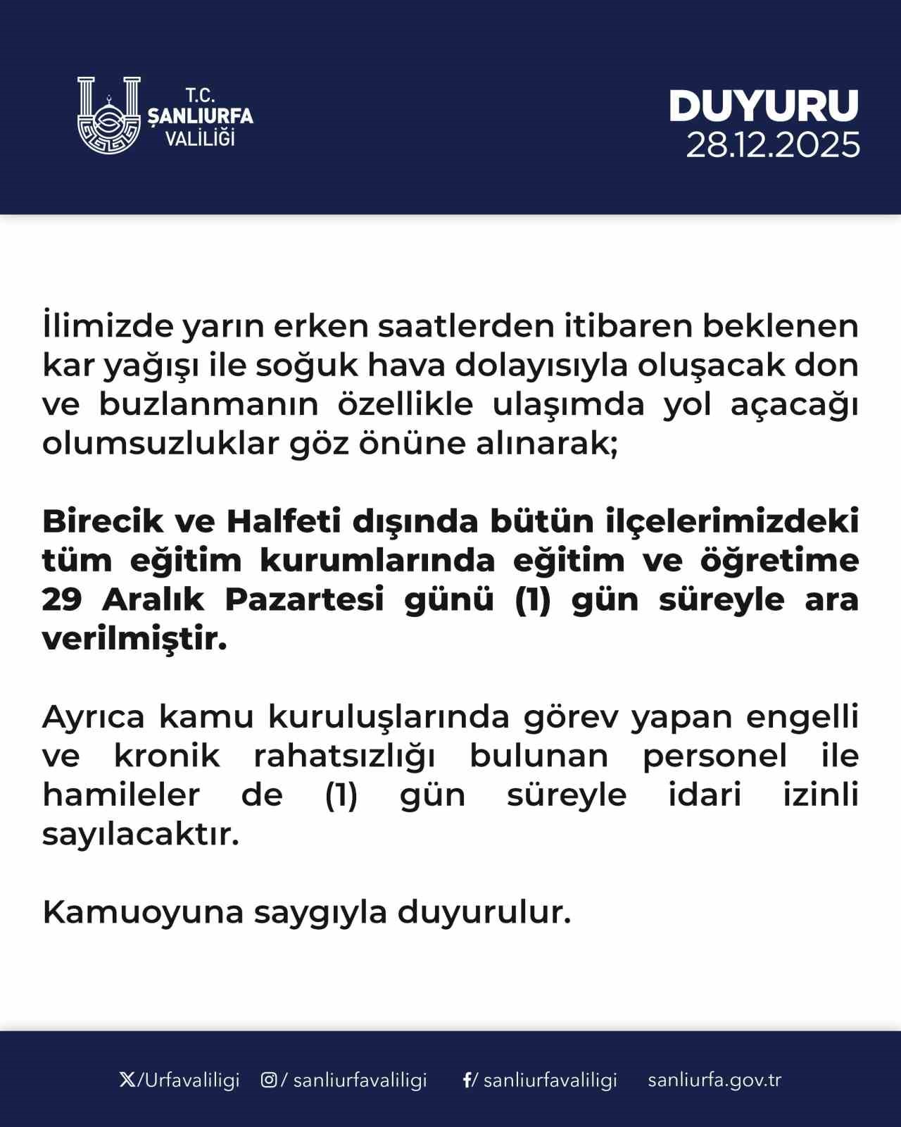 sanliurfada egitime kar tatili 0 Tsgc2tsQ