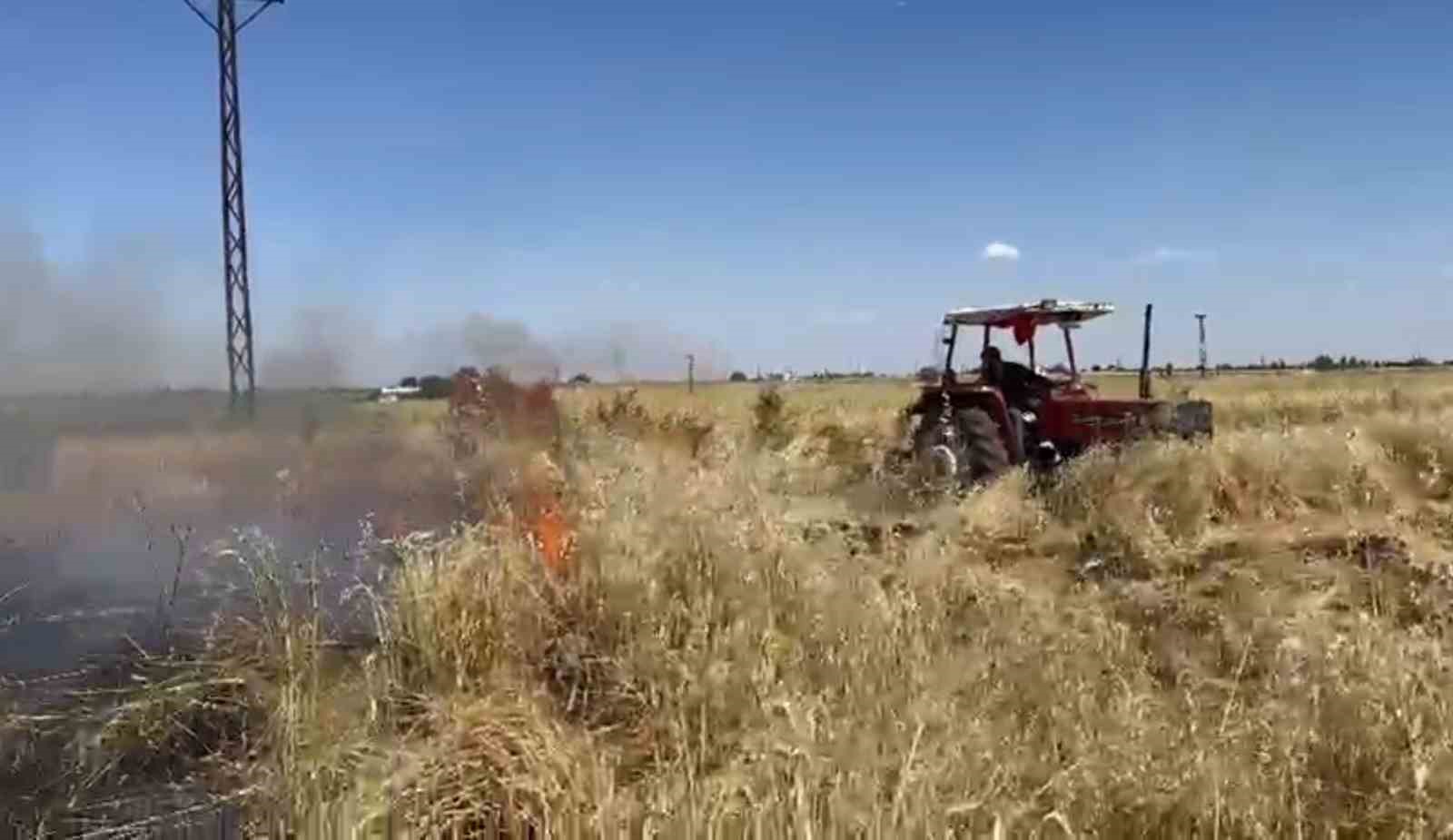 Şanlıurfa’da onlarca dönümlük arpa ekili tarla kül oldu 5 sanliurfada onlarca donumluk arpa ekili tarla kul oldu 1