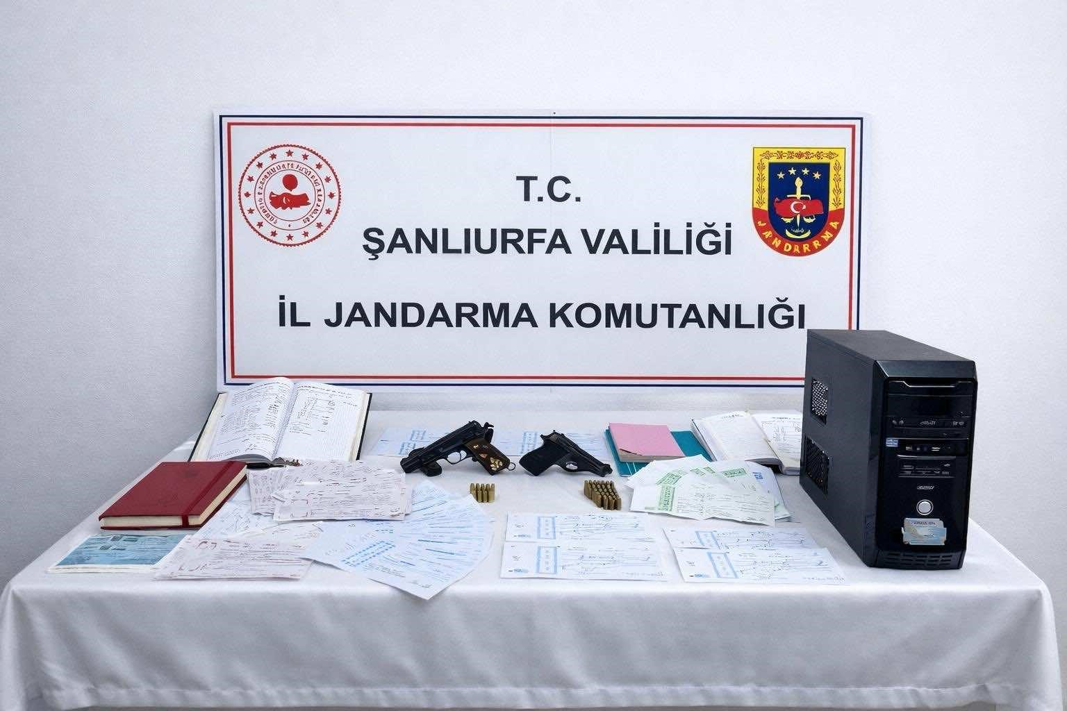 sanliurfada tefecilik operasyonu 2 gozalti 0