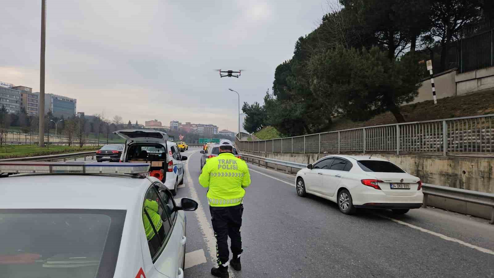 sariyerde dron destekli kaynak denetimi 10 surucuye toplamda 93 bin lira ceza kesildi 0 ak4jJFDR