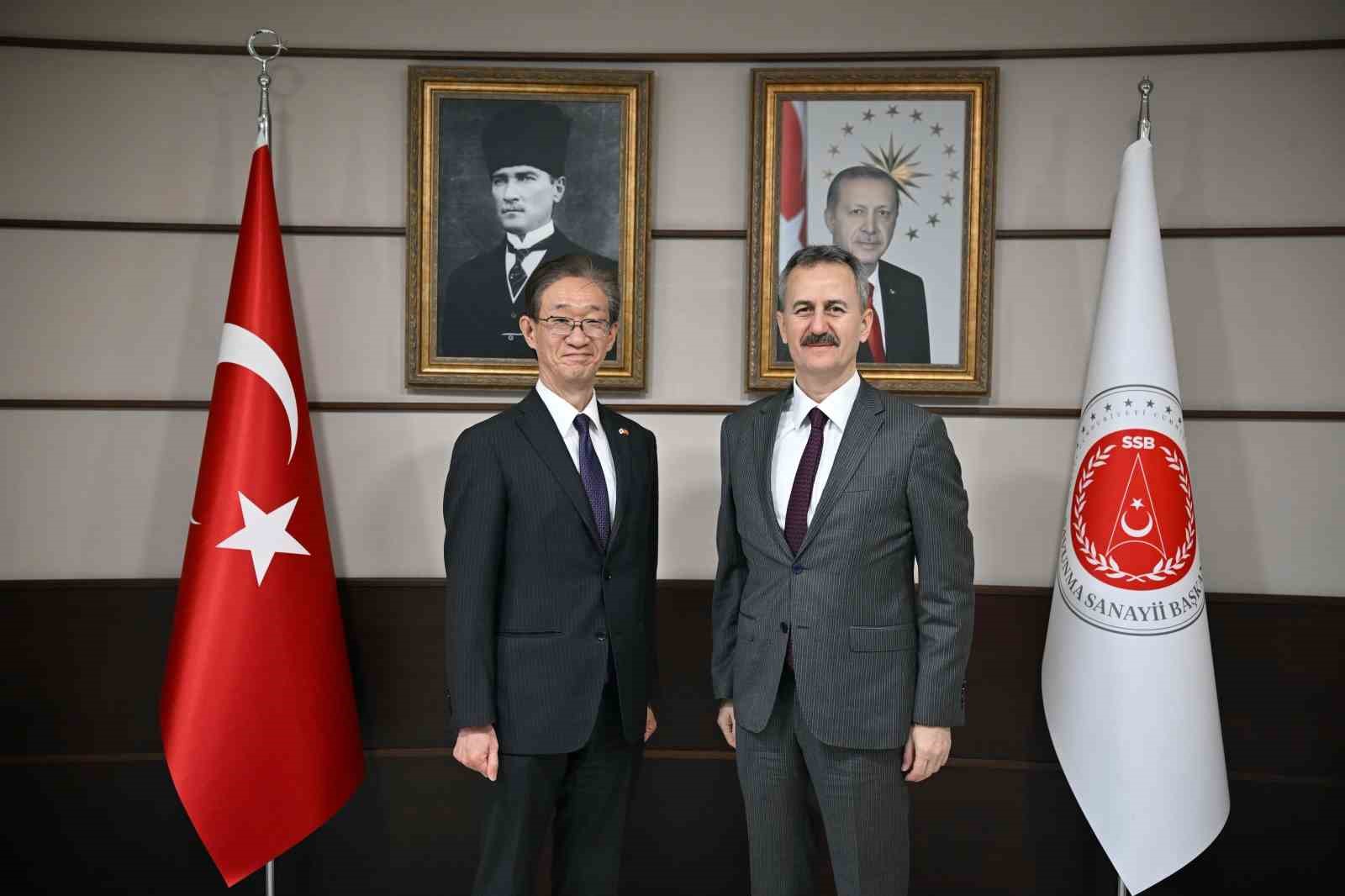 savunma sanayii baskani gorgun japonyanin ankara buyukelcisi tamura ile gorustu 0 4j56GV69