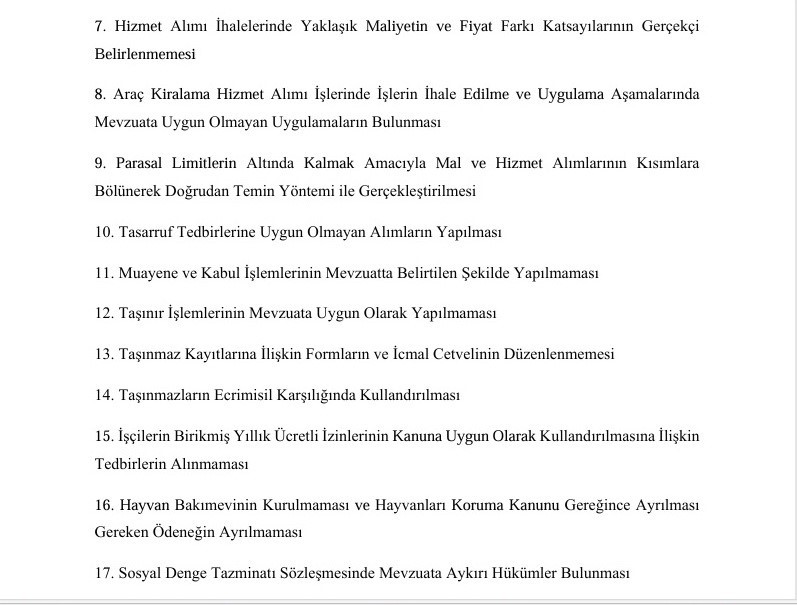 Sayıştay raporu: Altınordu Belediyesi’nden tasarruf tedbirlerine aykırı 9,9 milyon TL’lik harcama 8 sayistay raporu altinordu belediyesinden tasarruf tedbirlerine aykiri 99 milyon tllik harcama 4