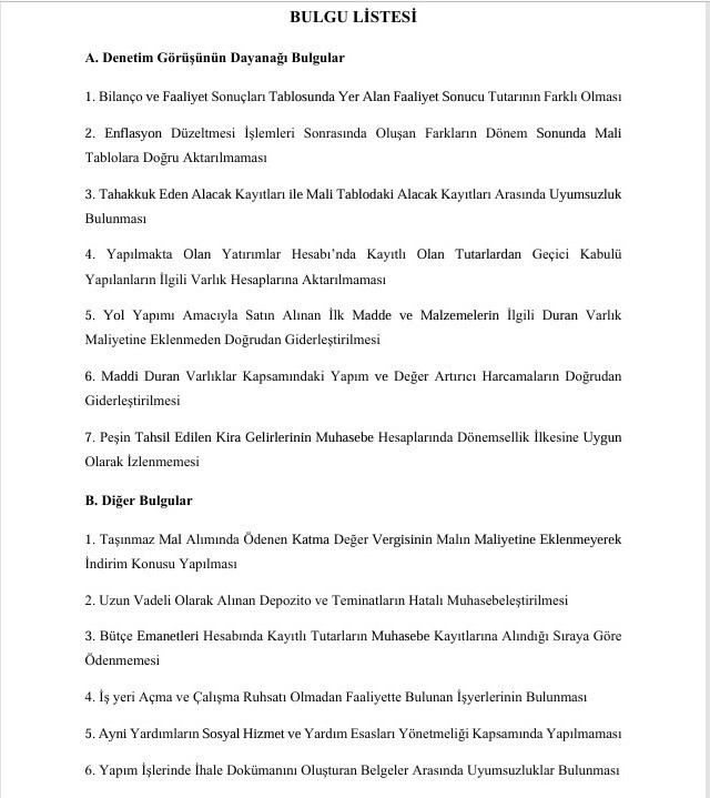 Sayıştay raporu: Altınordu Belediyesi’nden tasarruf tedbirlerine aykırı 9,9 milyon TL’lik harcama 10 sayistay raporu altinordu belediyesinden tasarruf tedbirlerine aykiri 99 milyon tllik harcama 6