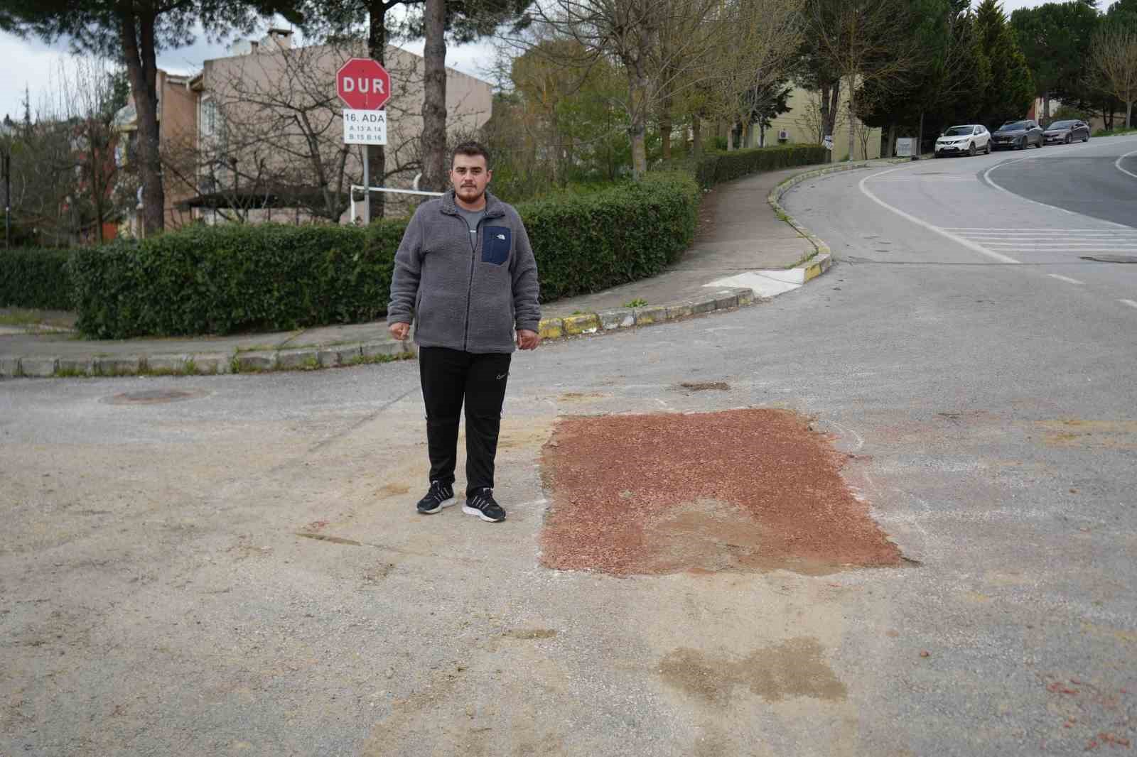 sedasin kazdigi cukura belediye araci dustu 0 tH28vgJt
