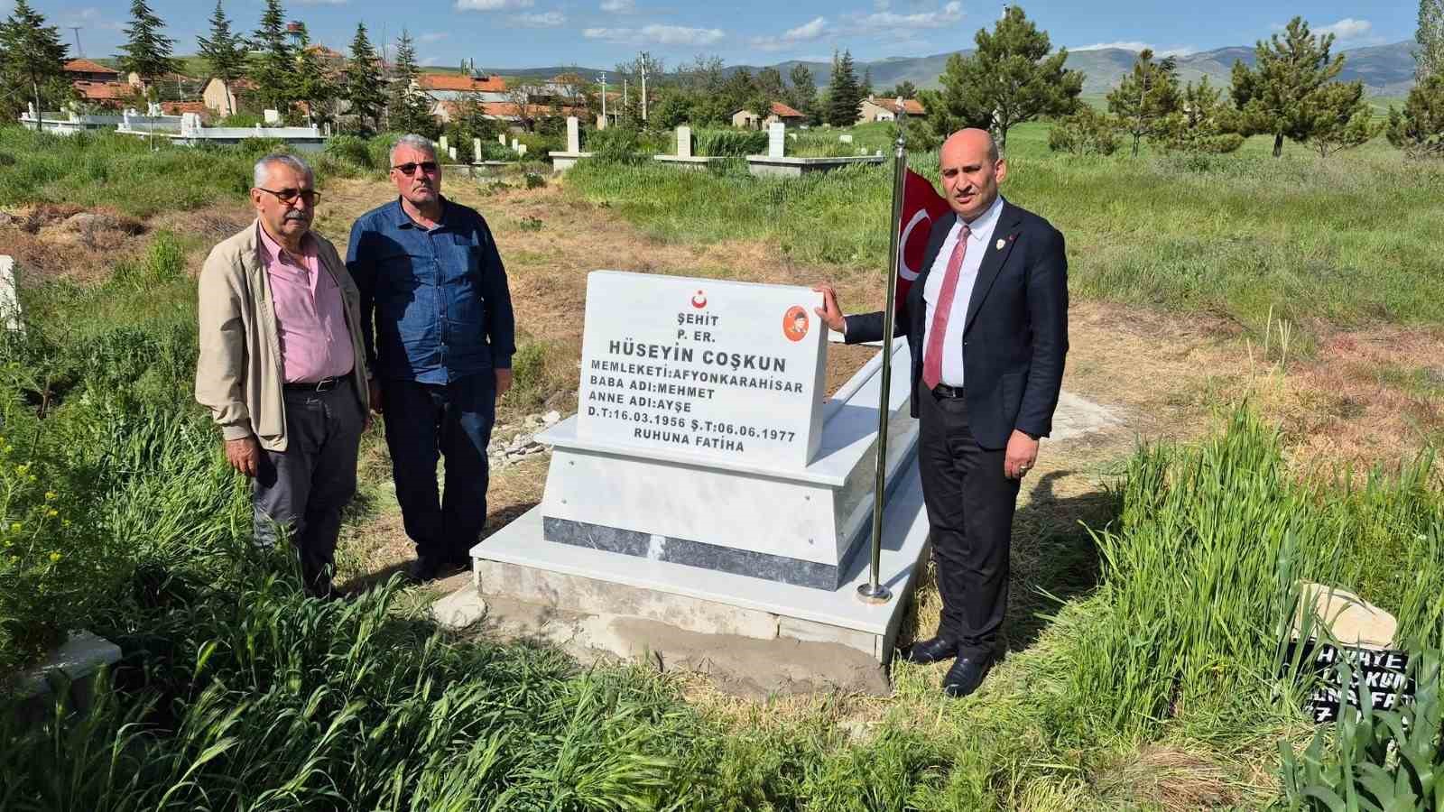 sehit mezari 49 yil sonra yeniden yapildi 0