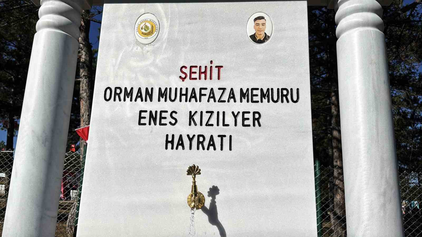 sehit orman iscisi enes kizilyer anisina cesme acilisi ve fidan dikimi yapildi 1 FZHTIXzV