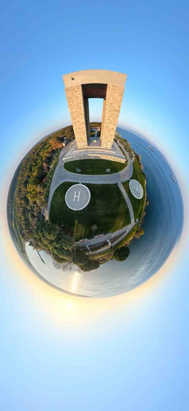 sehitler abidesi 360 derece kamera ile goruntulendi 3