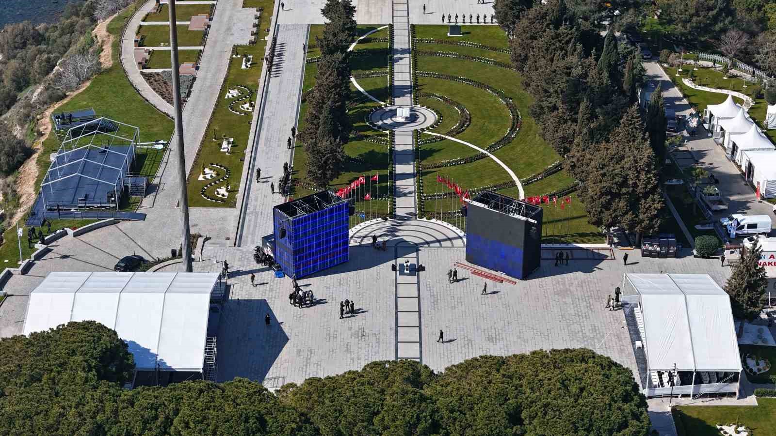 sehitler abidesinde 18 mart toren hazirliklari devam ediyor 1 vM4lyVhG