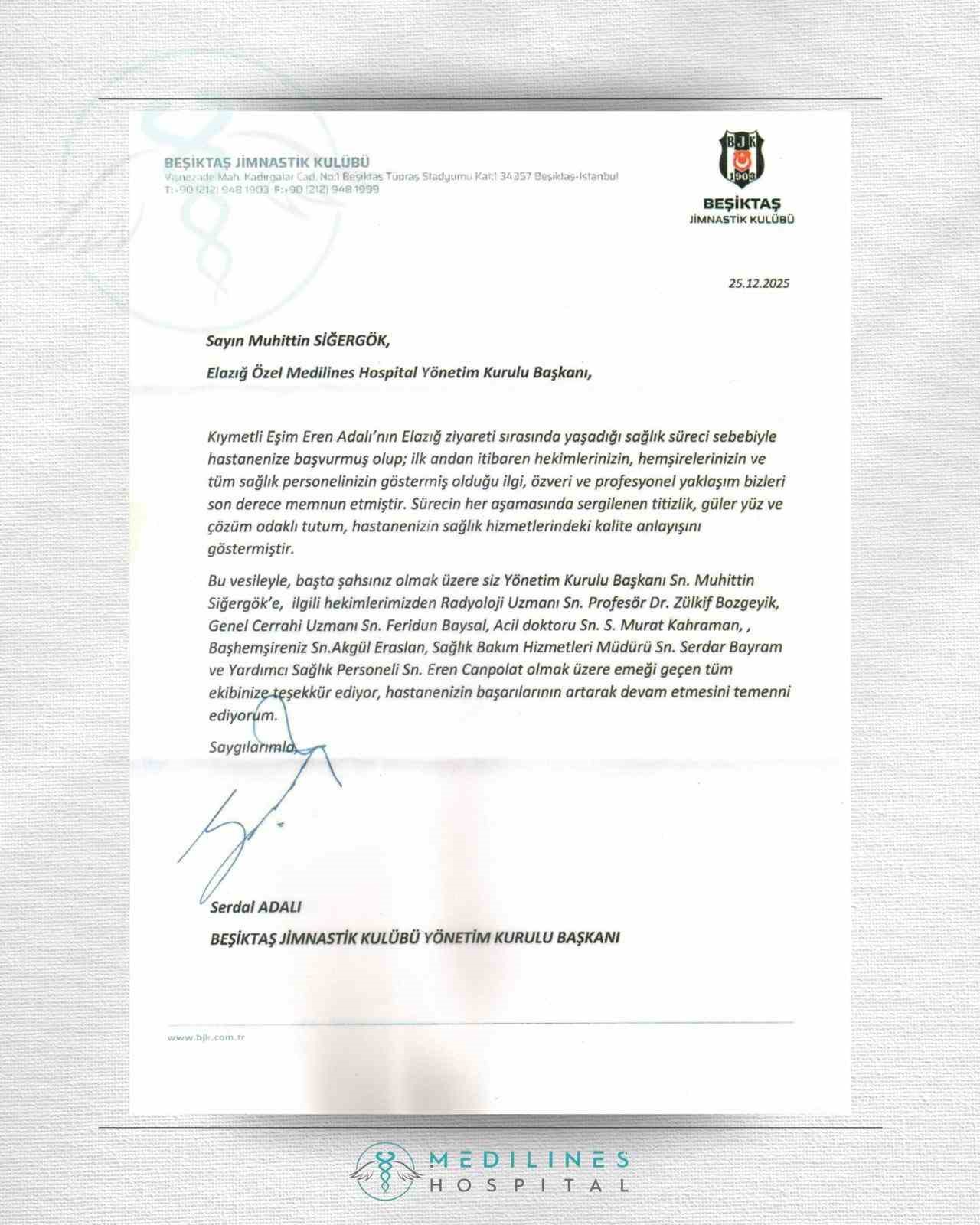 serdal adalidan elazig medilines hospitala tesekkur mesaji 1 RuTZWamQ