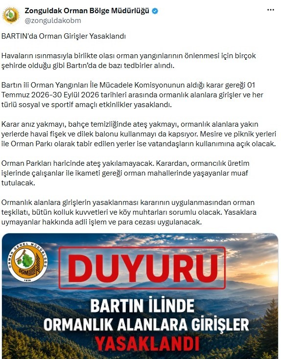 Sıcaklıklar arttı, ormanlara giriş yasaklandı 4 sicakliklar artti ormanlara giris yasaklandi 0 tzMyAM1V