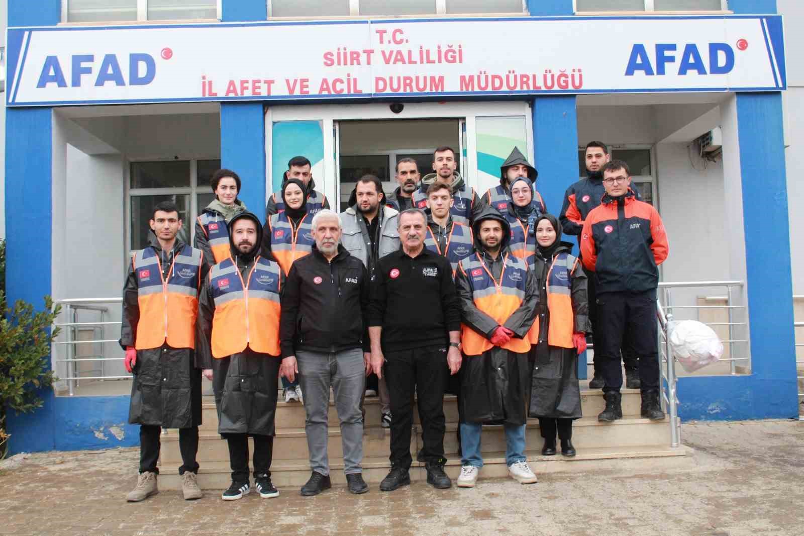 siirt afad gonullulerle ekibini guclendiriyor 3 pfPzM7N6