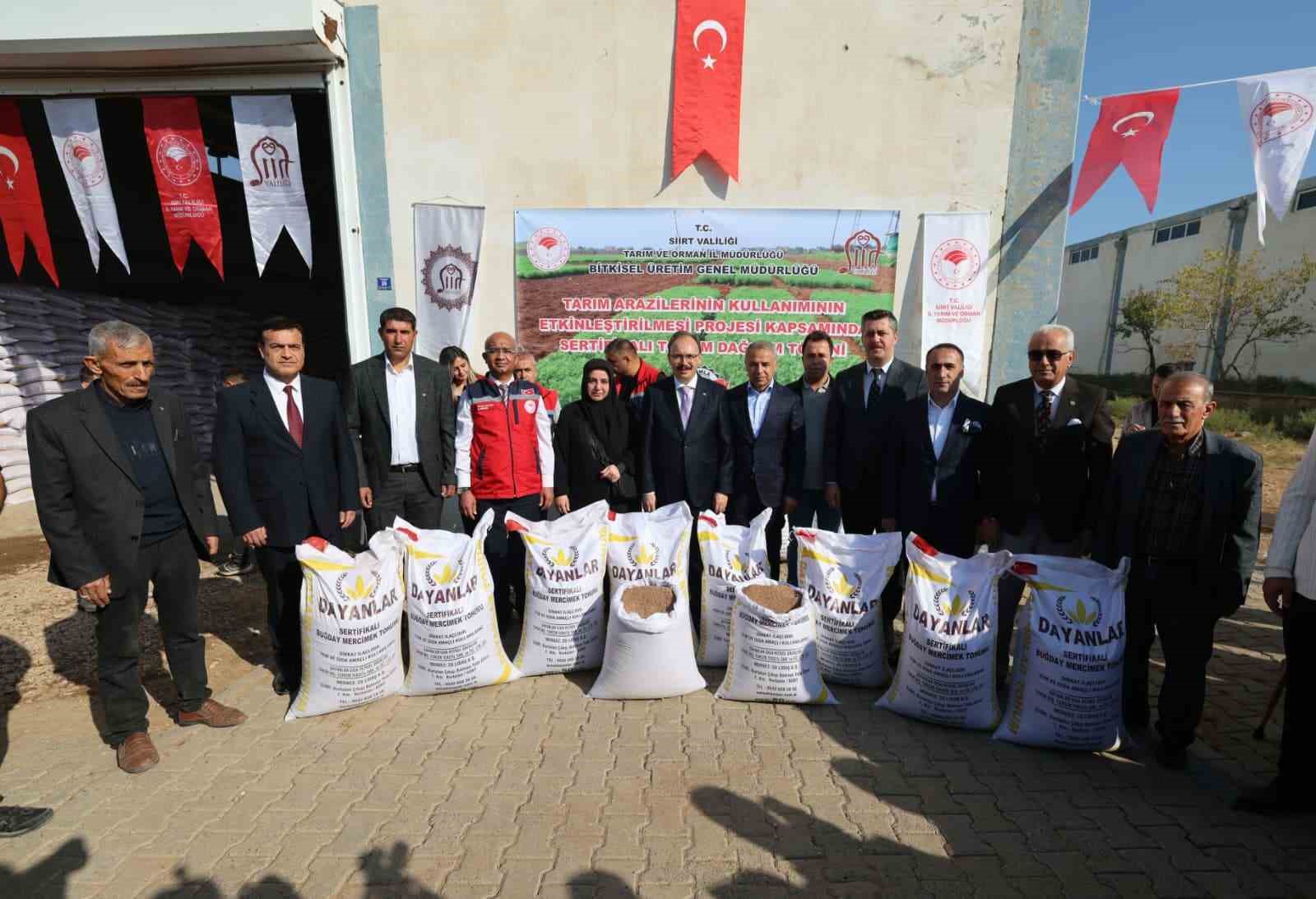 siirtte 203 ton kirmizi mercimek ciftcilere dagitildi 3