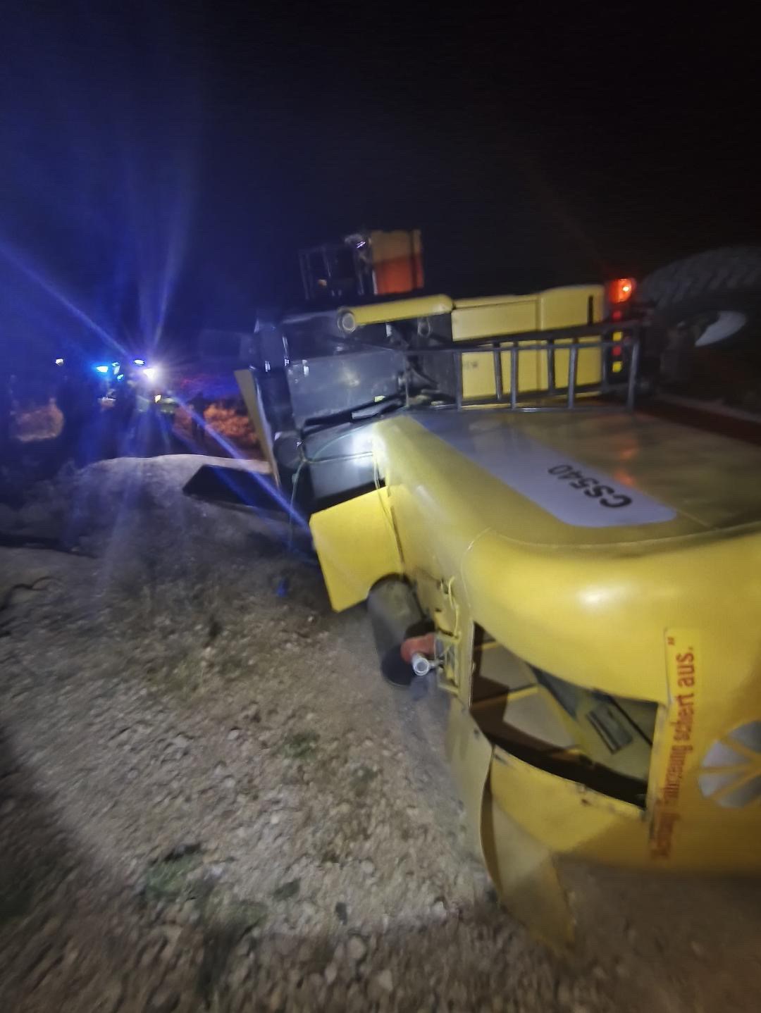 siirtte bicerdover devrildi surucu yaralandi 0 yeDzAfBn