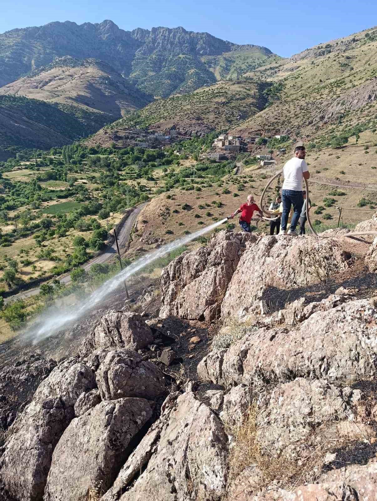 siirtte cikan yangin ekiplerin mudahalesiyle sonduruldu 2