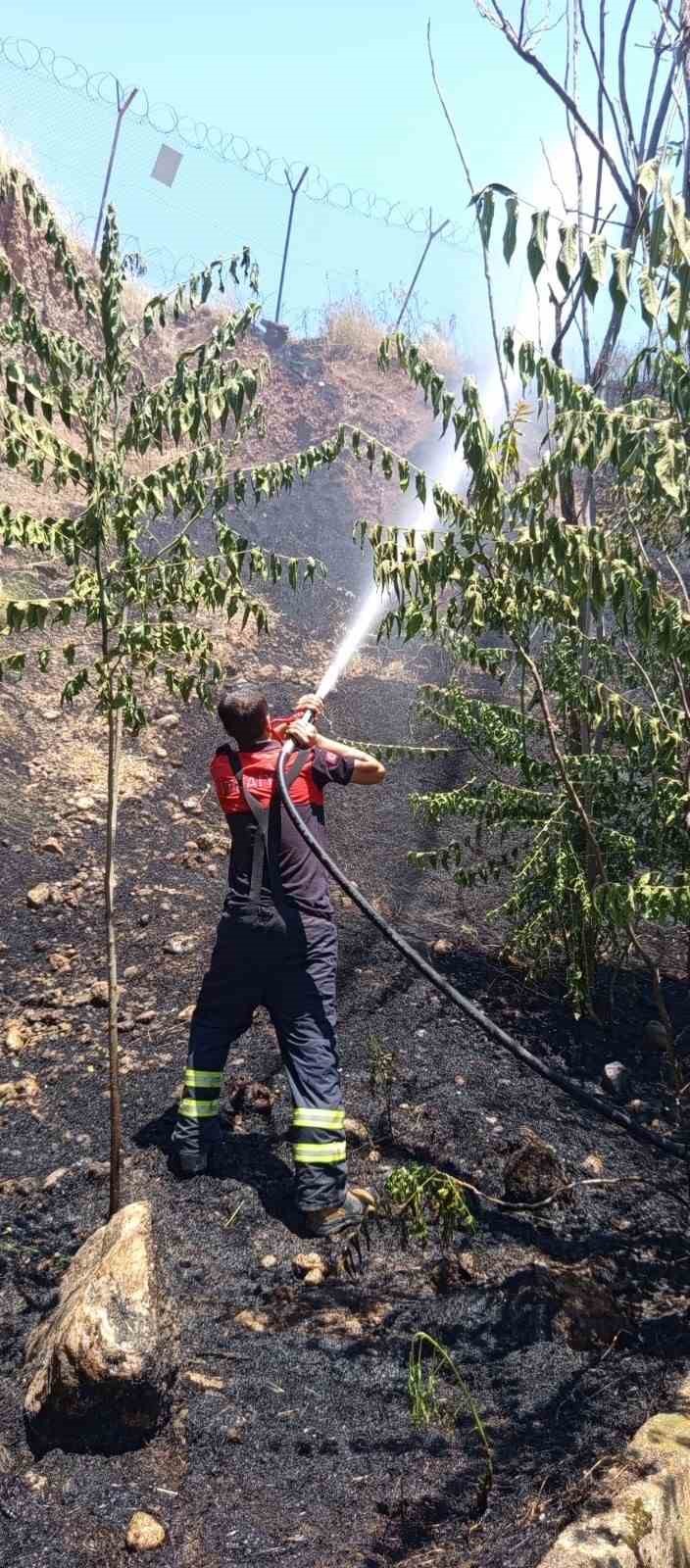 Siirt’te iş makinesinden çıkan kıvılcımı otluk alanı yaktı 7 siirtte is makinesinden cikan kivilcimi otluk alani yakti 3 DMHMQDvw