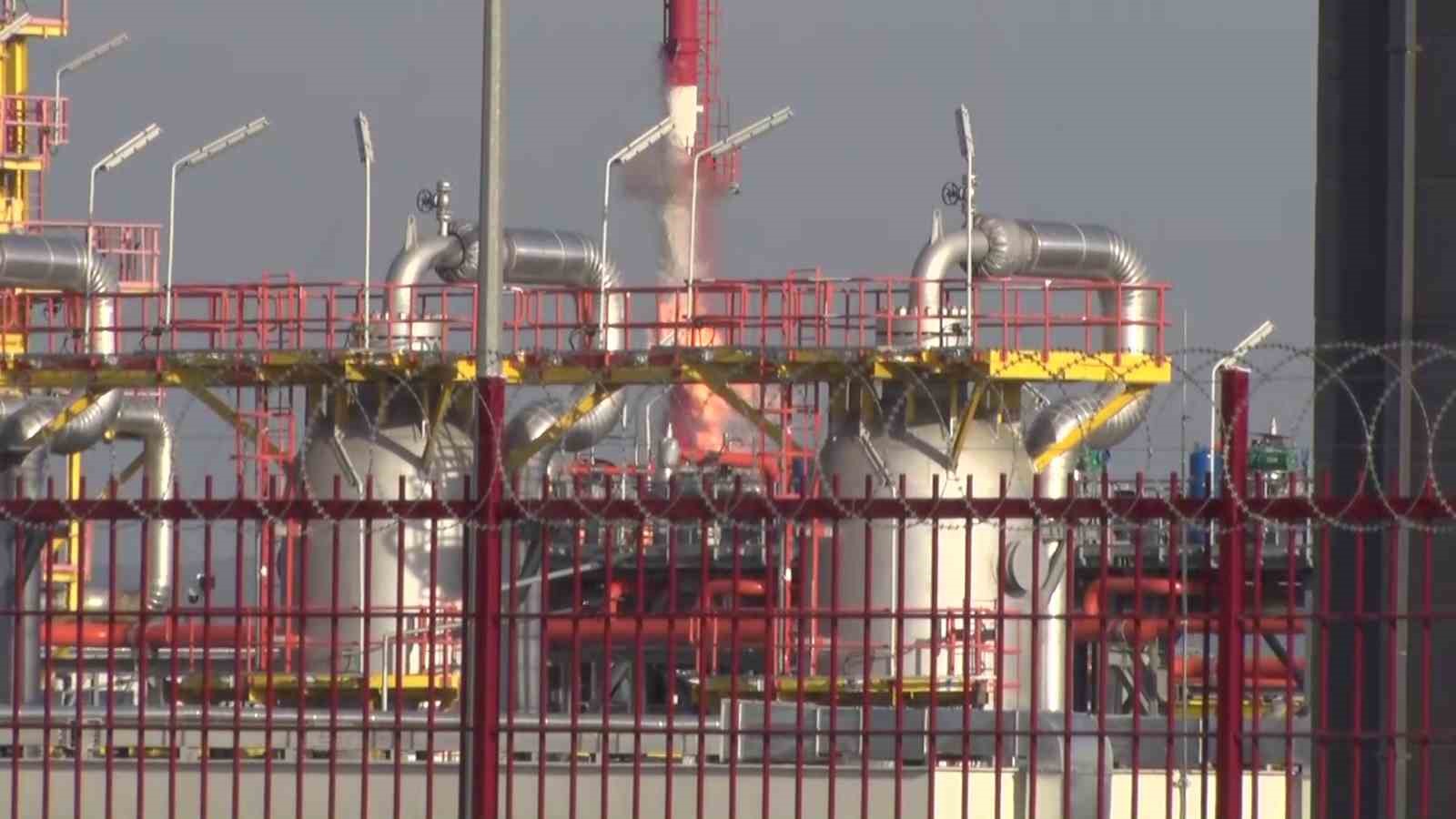 Silivri’de BOTAŞ tesislerinde yangın 4 silivride botas tesislerinde yangin 0