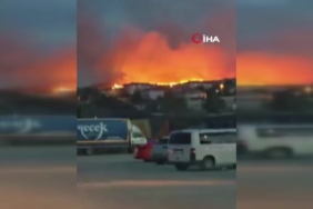 Akhisar’daki orman yangınının enerjisi düşürüldü 1 thumbnail