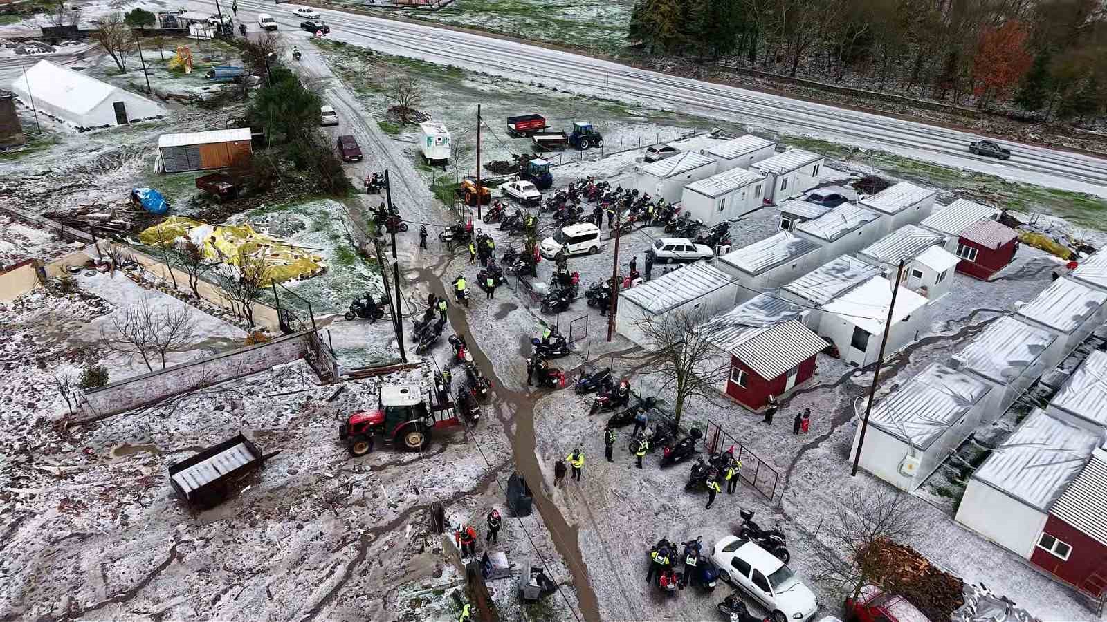 sindirgida depremzedelere motorcu morali 4