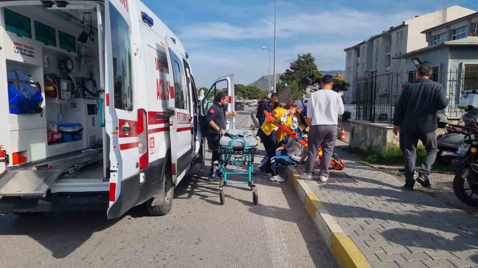 sinopta motosiklet devrildi 1 yarali 0 5wmIFIbI