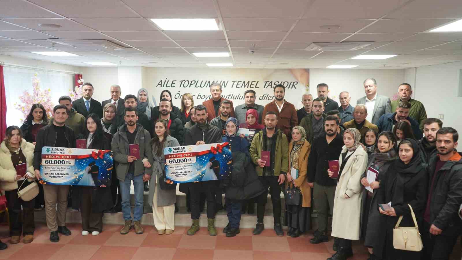 sirnak belediyesinden yeni evlilere 60 bin liralik destek 0 InKy2S5A