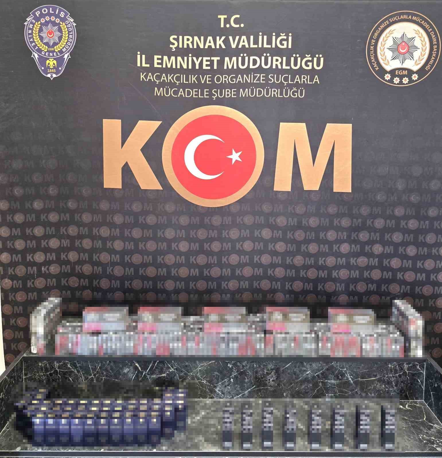 Şırnak’ta 16,2 milyon liralık kaçak ürün ele geçirildi 6 sirnakta 162 milyon liralik kacak urun ele gecirildi 2