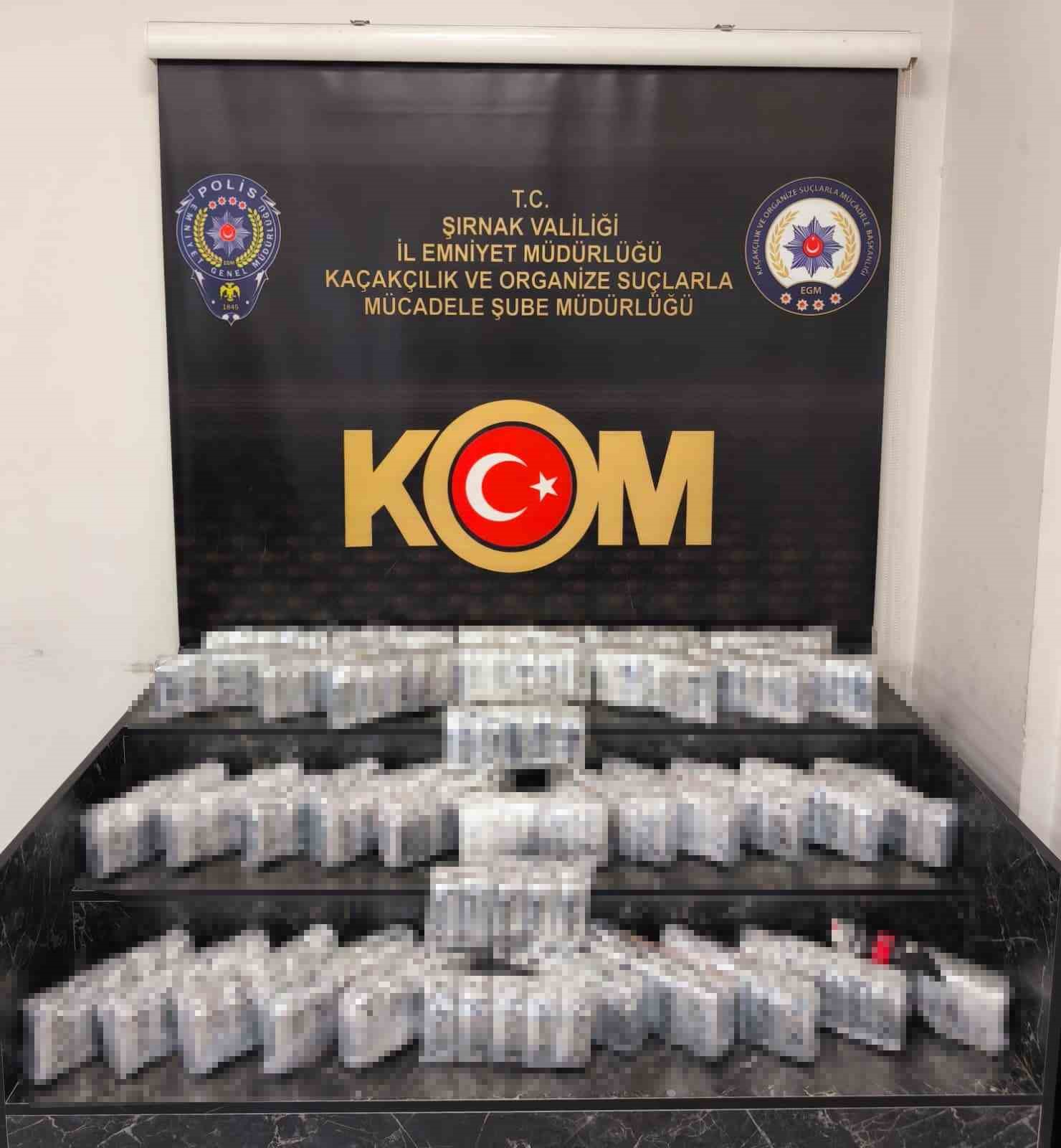 Şırnak’ta 16,2 milyon liralık kaçak ürün ele geçirildi 8 sirnakta 162 milyon liralik kacak urun ele gecirildi 4