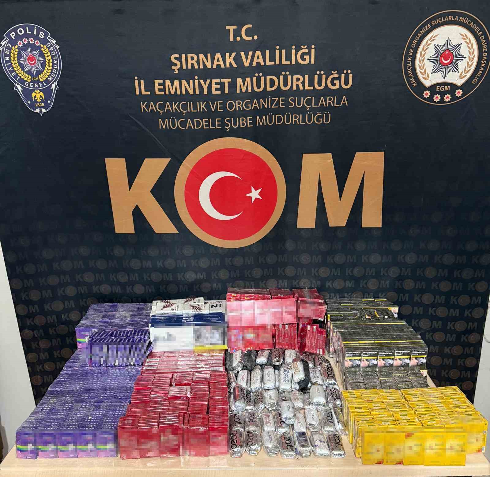 sirnakta 3 bucuk milyon liralik kacak malzeme ele gecirildi 1 MaNOiYng