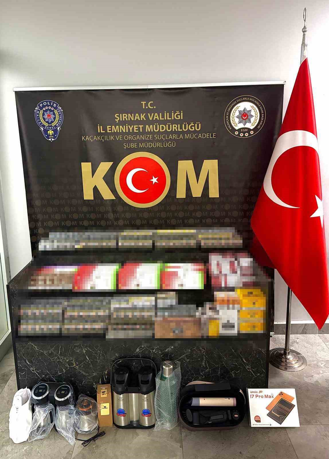 sirnakta 6 milyon liralik kacak malzeme ele gecirildi 4 OdGMzyqJ