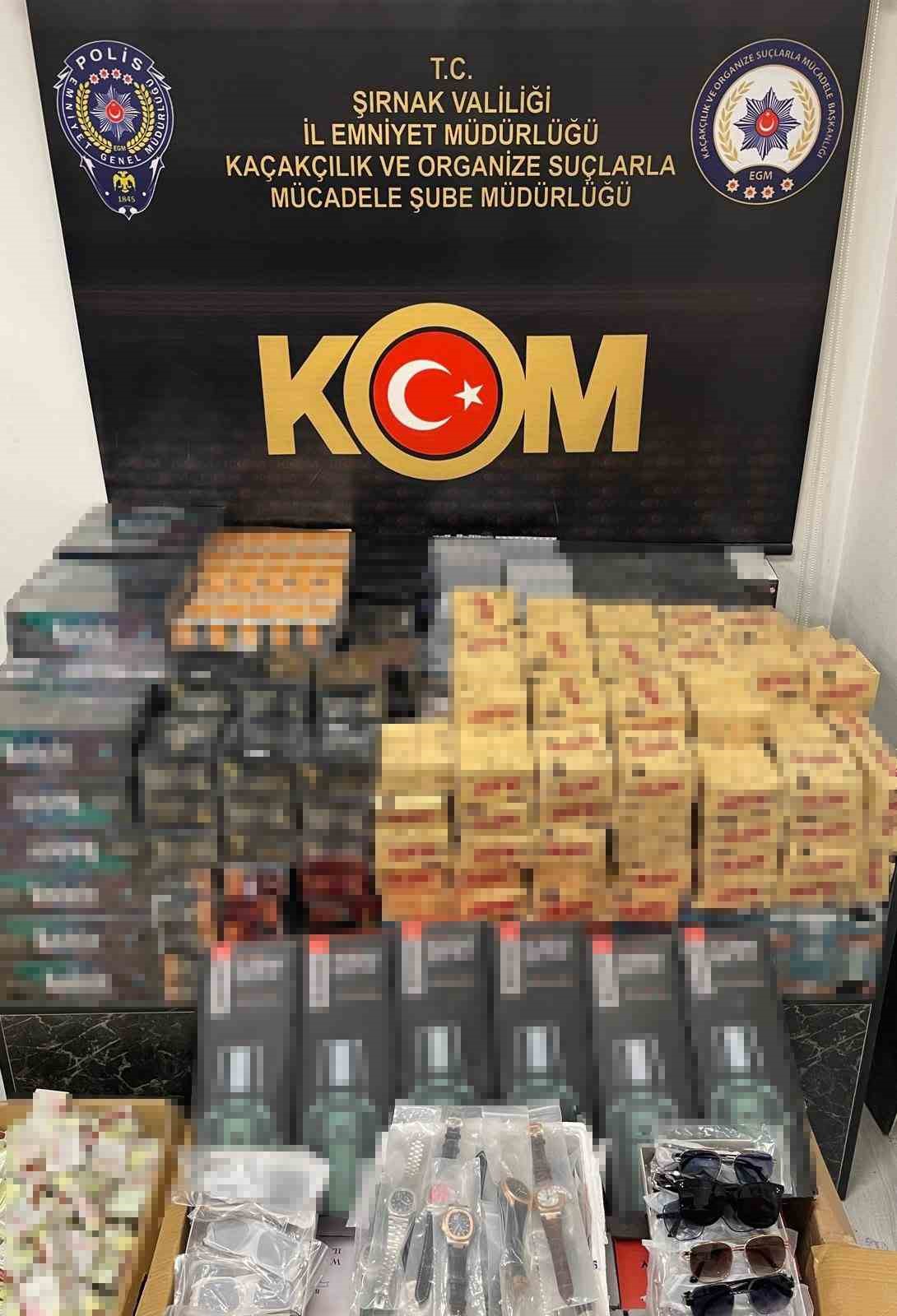 sirnakta asayis narkotik ve kacakcilik operasyonu 1 tutuklama 2 gkW71W5F
