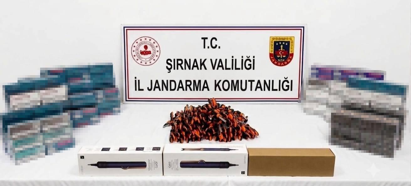 sirnakta jandarma ekipleri 18 milyon 764 bin liralik kacak malzeme ele gecirildi 1
