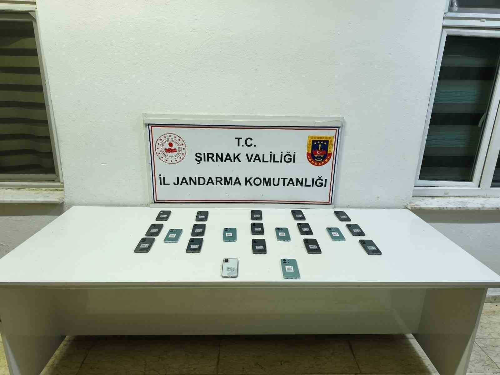 sirnakta jandarma ekiplerinden 20 milyonluk kacakcilik operasyonu 0